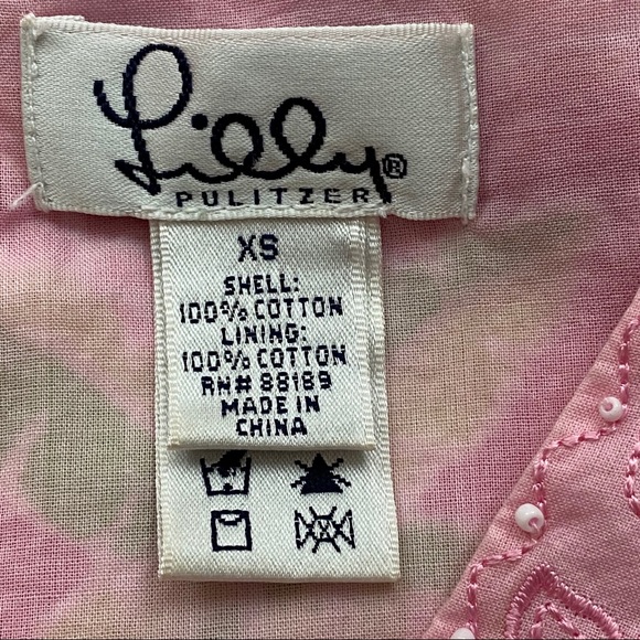 Lillly Pulitzer Jungle floral & bead Embroidery dress tunic - Picture 4 of 14